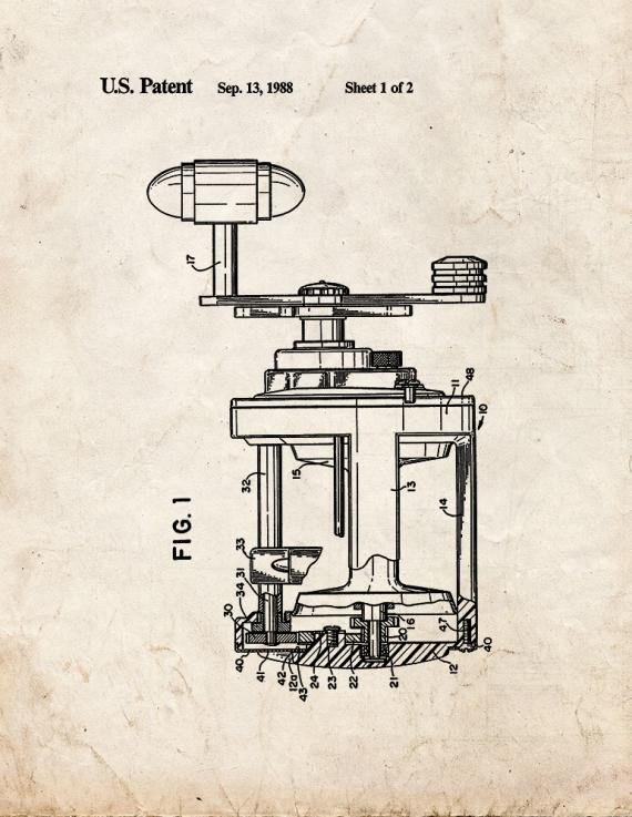 Patent Blueprint 3399 2 12 A4 Photo Print
