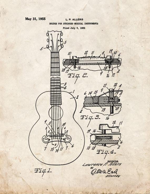 Patent Blueprint 3409 1 12 A4 Photo Print
