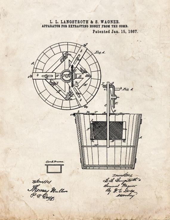 Patent Blueprint 3410 1 12 A4 Photo Print
