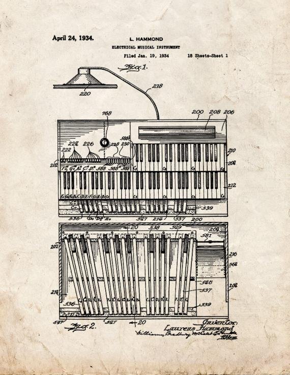 Patent Blueprint 3413 1 12 A4 Photo Print
