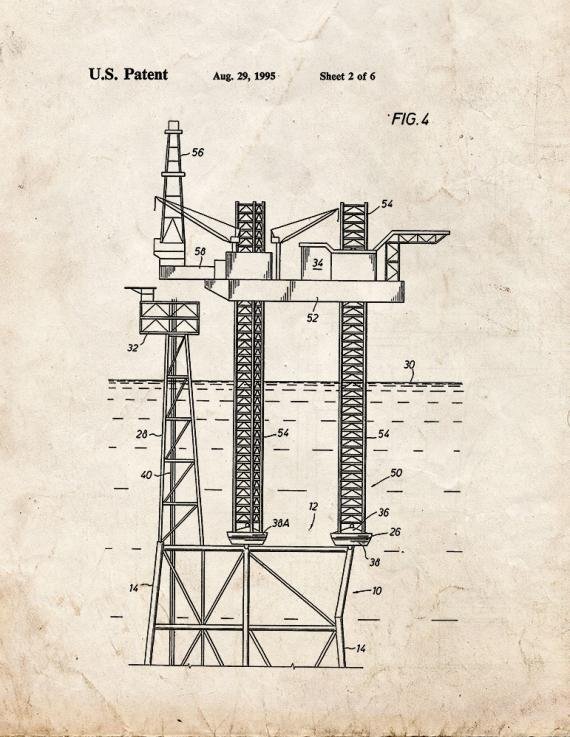 Patent Blueprint 3420 4 12 A4 Photo Print