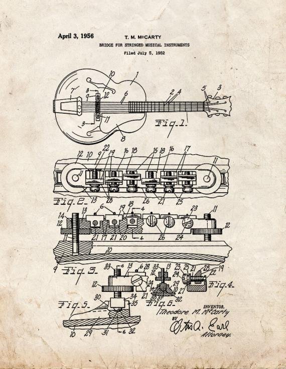 Patent Blueprint 3426 1 12 A4 Photo Print