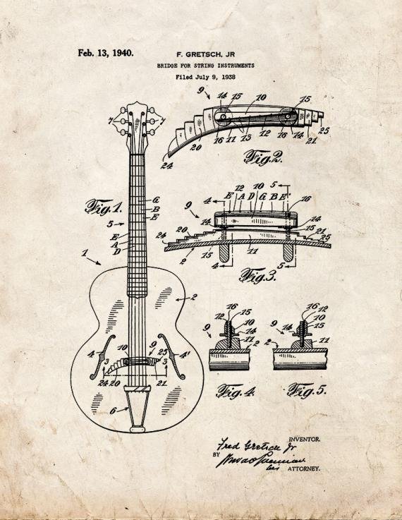 Patent Blueprint 3431 1 12 A4 Photo Print