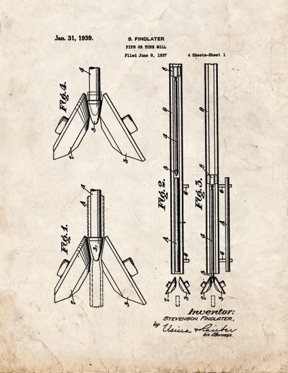 Patent Blueprint 3432 1 12 A4 Photo Print