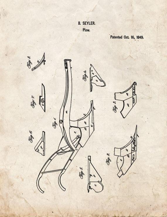 Patent Blueprint 3433 1 12 A4 Photo Print