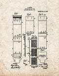 Patent Blueprint 3437 1 12 A4 Photo Print