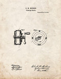 Patent Blueprint 3447 1 12 A4 Photo Print