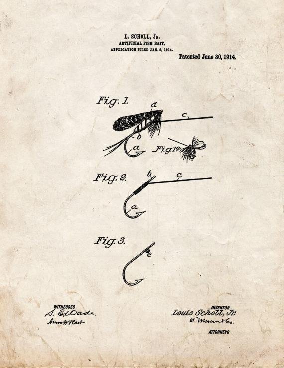 Patent Blueprint 3460 1 12 A4 Photo Print