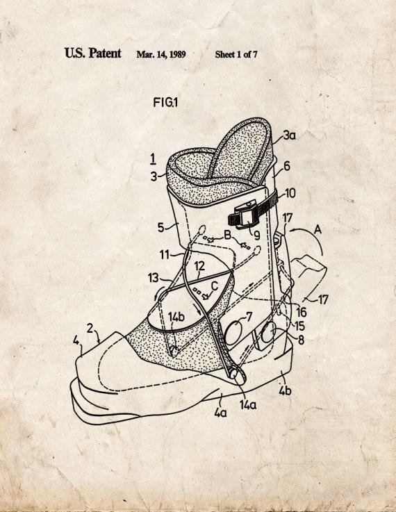 Patent Blueprint 3485 2 12 A4 Photo Print