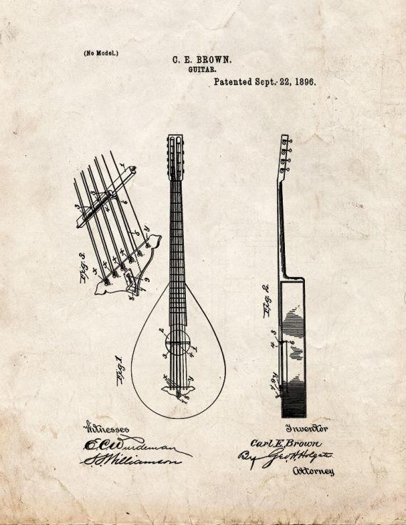 Patent Blueprint 3487 1 12 A4 Photo Print