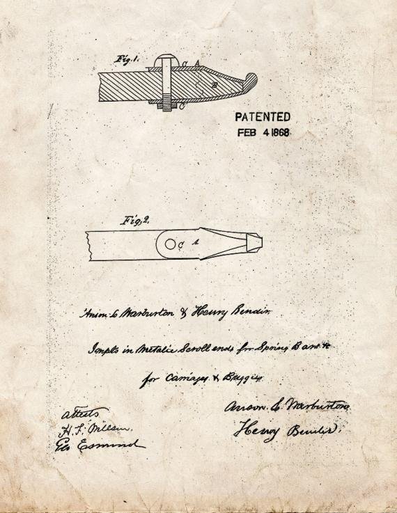 Patent Blueprint 3491 1 12 A4 Photo Print