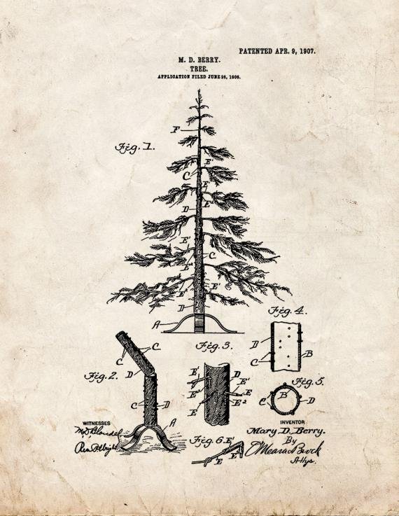 Patent Blueprint 3495 1 12 A4 Photo Print