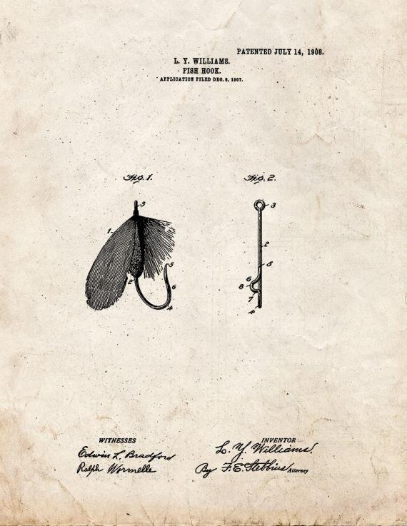 Patent Blueprint 3496 1 12 A4 Photo Print