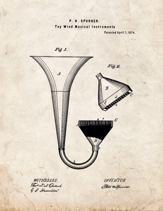 Patent Blueprint 3497 1 12 A4 Photo Print