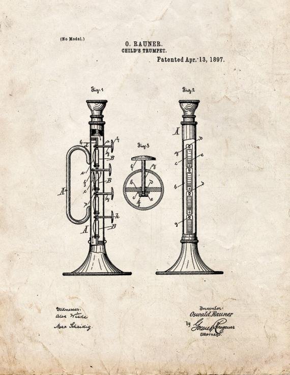 Patent Blueprint 3500 1 12 A4 Photo Print