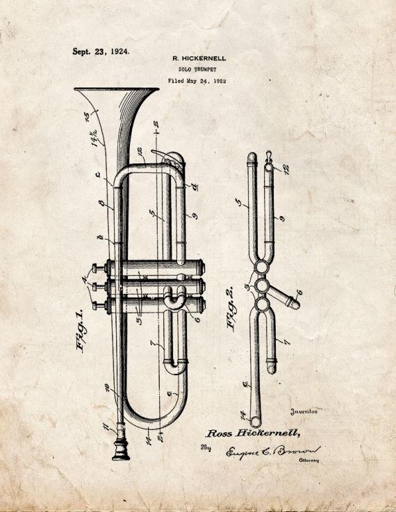Patent Blueprint 3501 1 12 A4 Photo Print