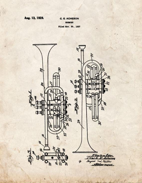 Patent Blueprint 3502 1 12 A4 Photo Print