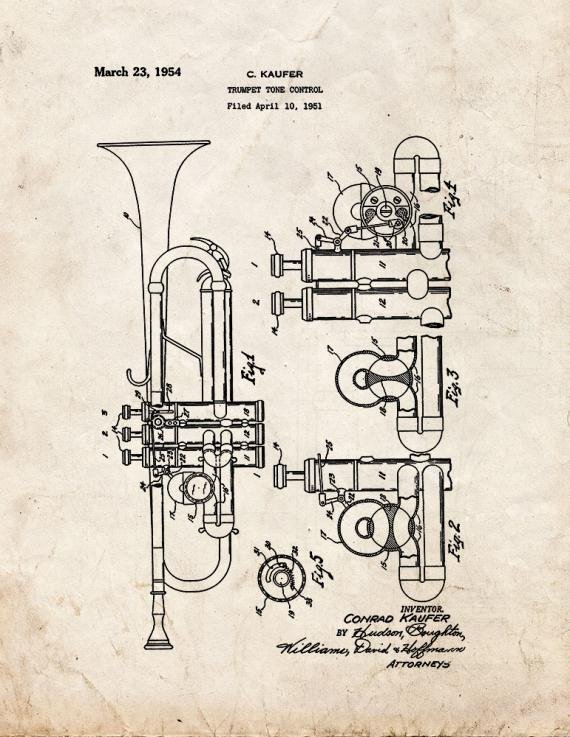 Patent Blueprint 3505 1 12 A4 Photo Print