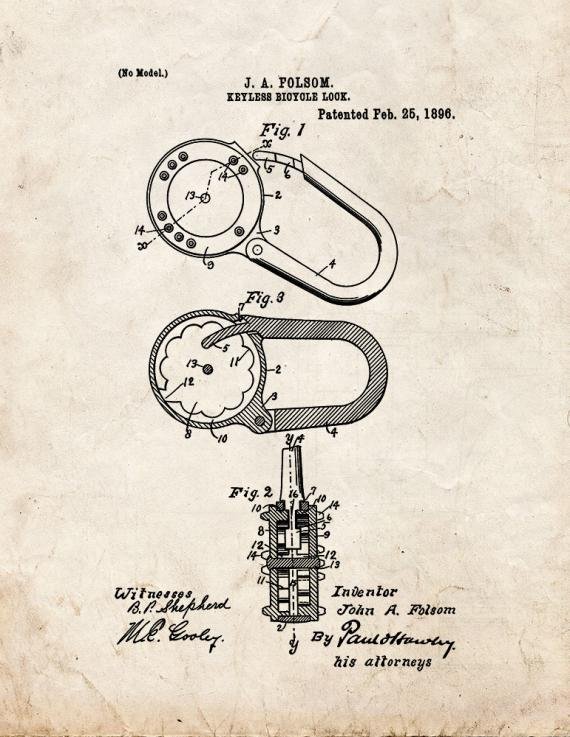 Patent Blueprint 3507 1 12 A4 Photo Print