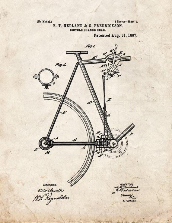Patent Blueprint 3508 1 12 A4 Photo Print