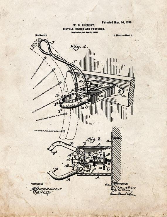 Patent Blueprint 3509 1 12 A4 Photo Print
