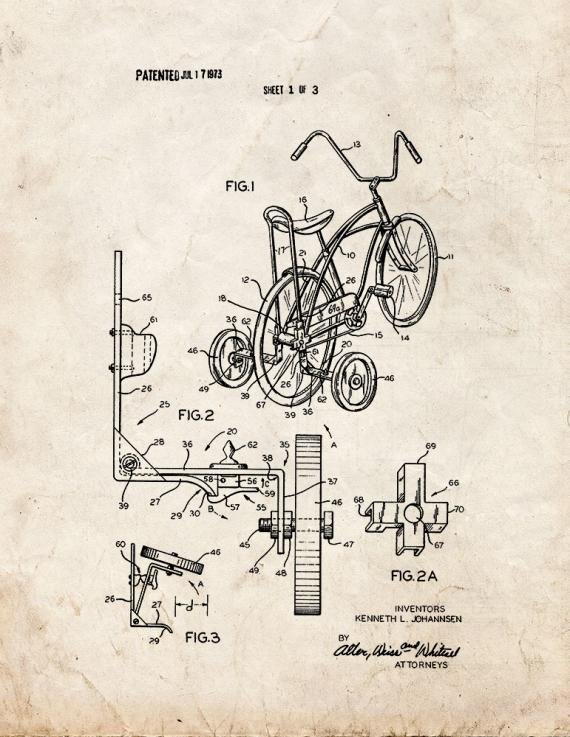Patent Blueprint 3511 2 12 A4 Photo Print