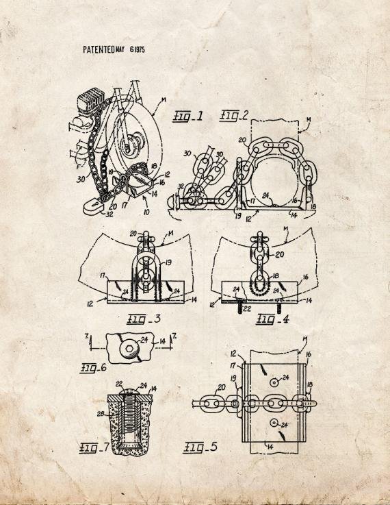 Patent Blueprint 3513 2 12 A4 Photo Print