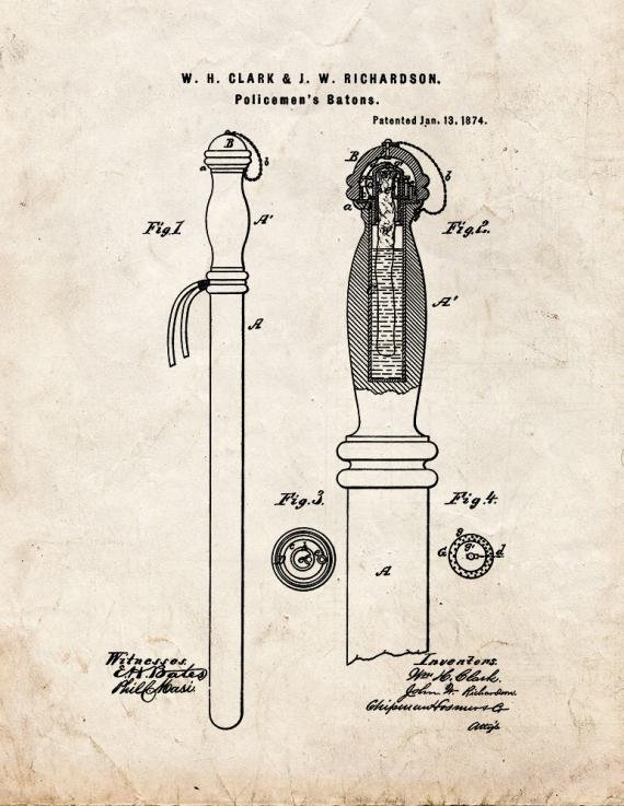 Patent Blueprint 3518 1 12 A4 Photo Print