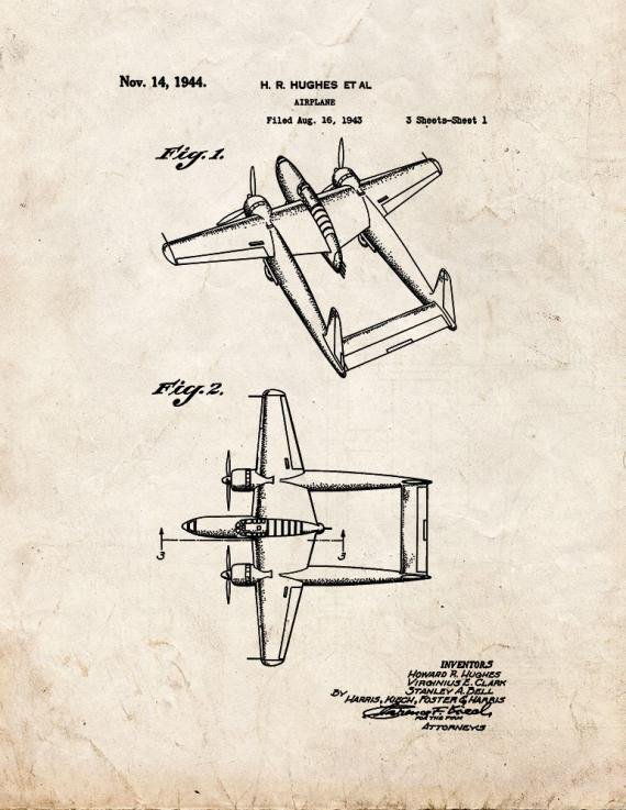 Patent Blueprint 352 1 12 A4 Photo Print