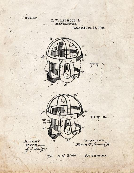 Patent Blueprint 3521 1 12 A4 Photo Print