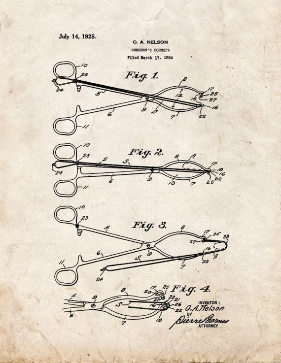 Patent Blueprint 3529 1 12 A4 Photo Print