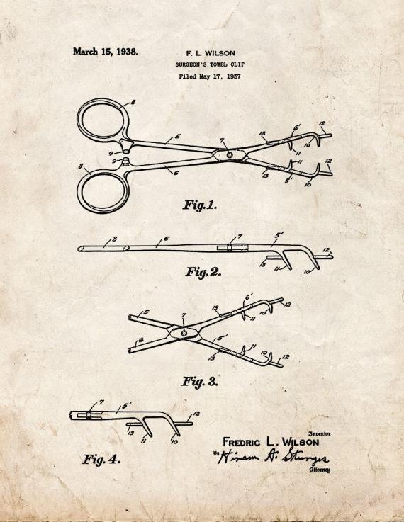 Patent Blueprint 3531 1 12 A4 Photo Print