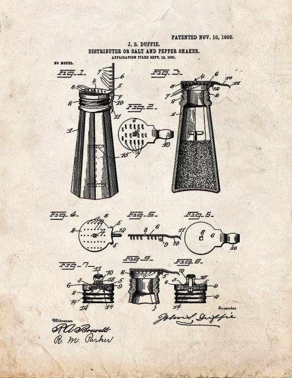 Patent Blueprint 3538 1 12 A4 Photo Print