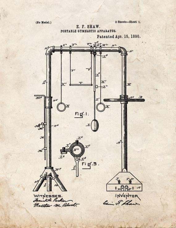 Patent Blueprint 3552 1 12 A4 Photo Print