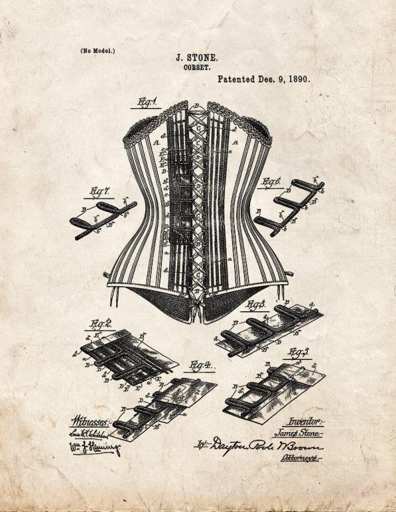 Patent Blueprint 3554 1 12 A4 Photo Print