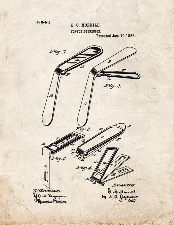 Patent Blueprint 3556 1 12 A4 Photo Print