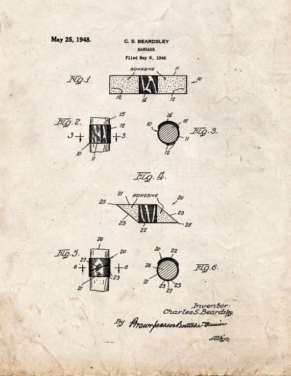 Patent Blueprint 3558 1 12 A4 Photo Print