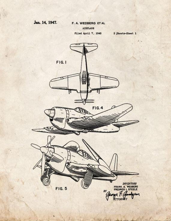 Patent Blueprint 356 1 12 A4 Photo Print