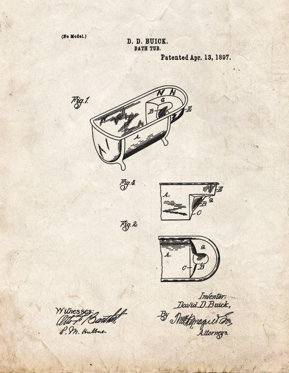 Patent Blueprint 3565 1 12 A4 Photo Print
