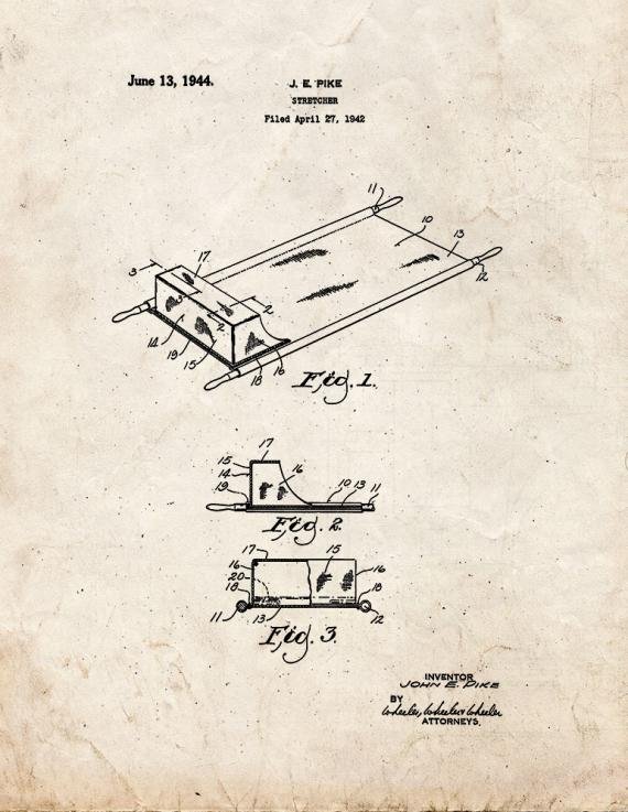 Patent Blueprint 3566 1 12 A4 Photo Print