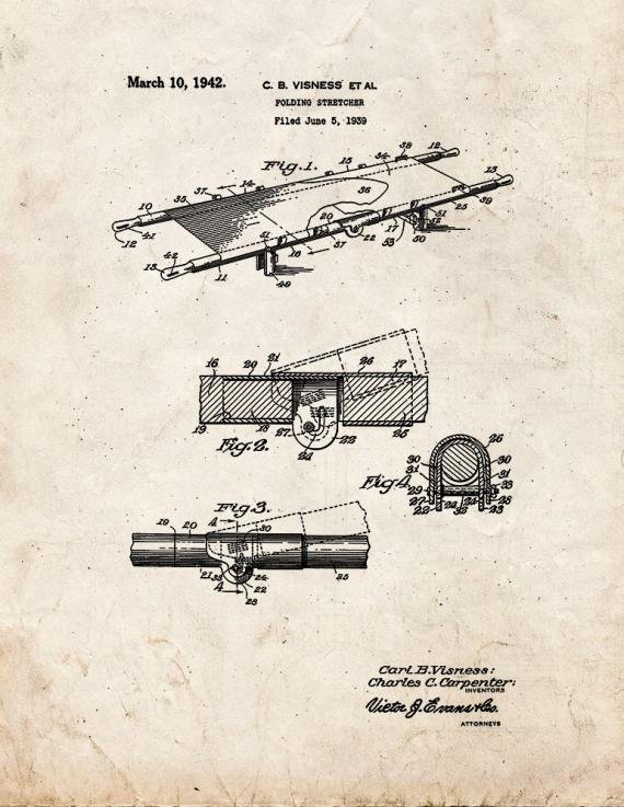 Patent Blueprint 3567 1 12 A4 Photo Print