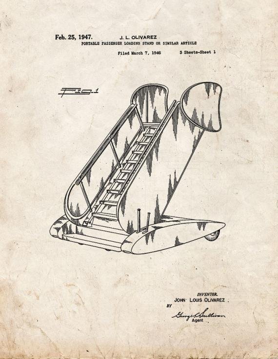 Patent Blueprint 357 1 12 A4 Photo Print