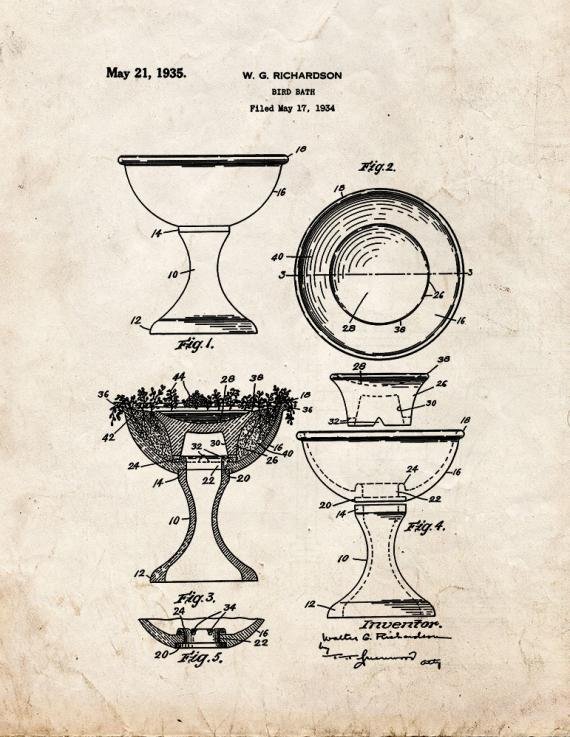 Patent Blueprint 3571 1 12 A4 Photo Print