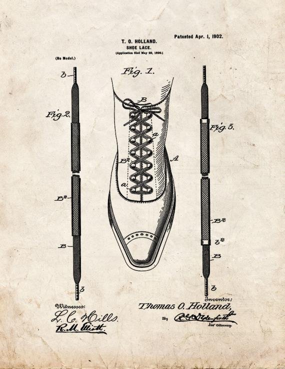 Patent Blueprint 3574 1 12 A4 Photo Print