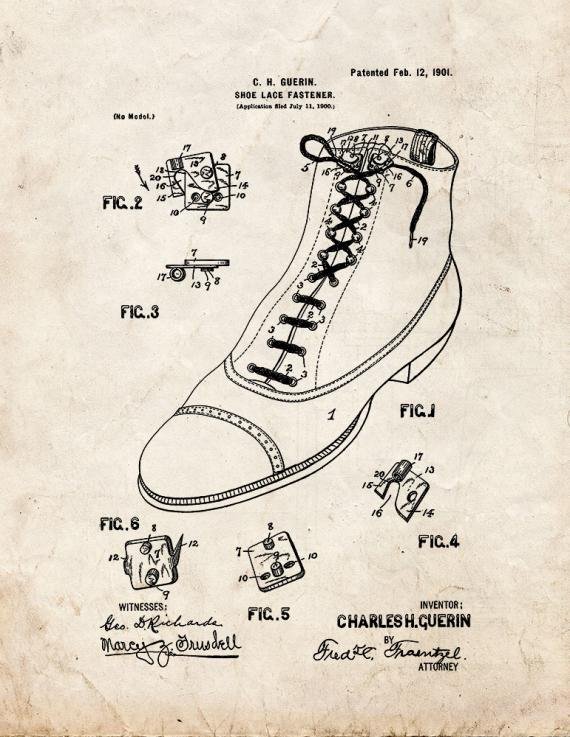 Patent Blueprint 3575 1 12 A4 Photo Print