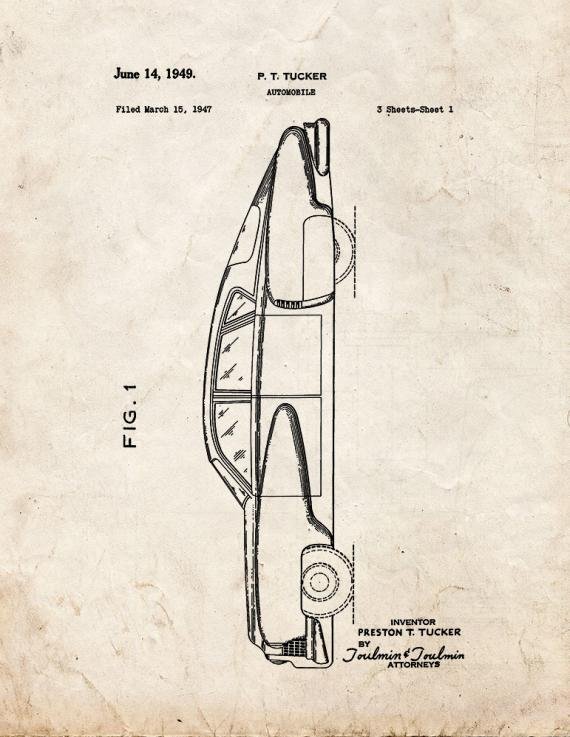 Patent Blueprint 358 1 12 A4 Photo Print