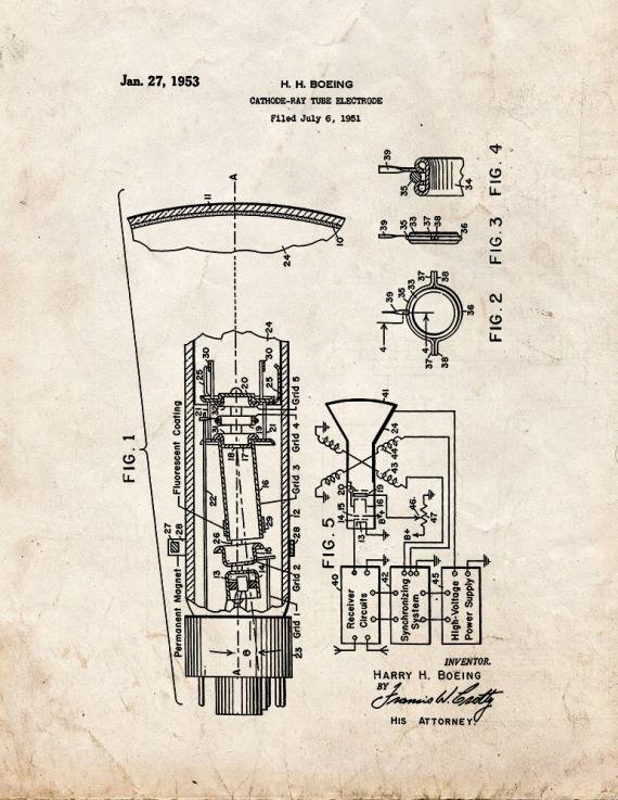 Patent Blueprint 3581 1 12 A4 Photo Print