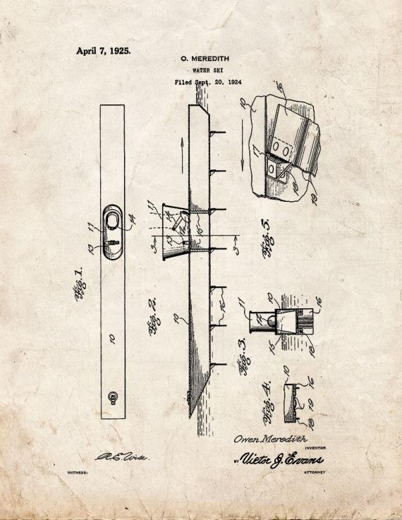 Patent Blueprint 3587 1 12 A4 Photo Print