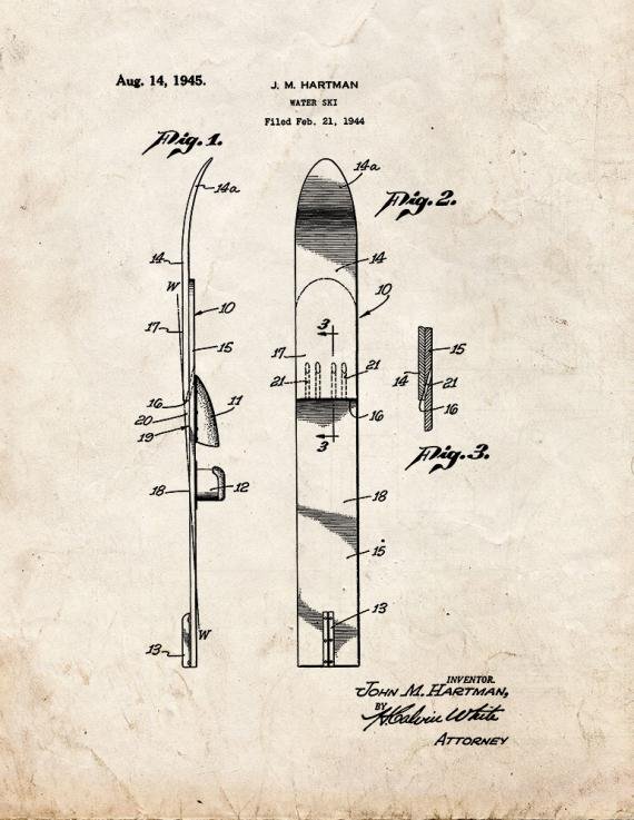 Patent Blueprint 3589 1 12 A4 Photo Print