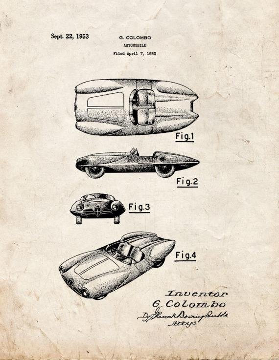 Patent Blueprint 359 1 12 A4 Photo Print